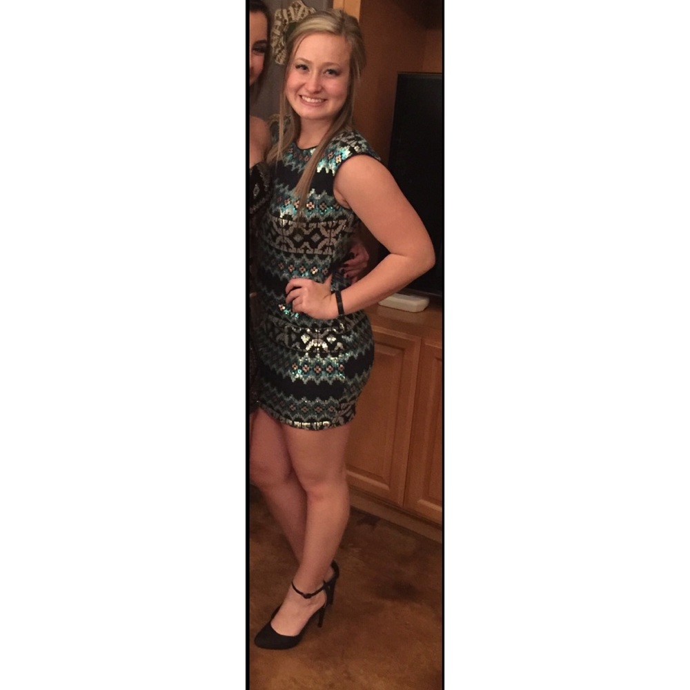 Sequin cocktail dress